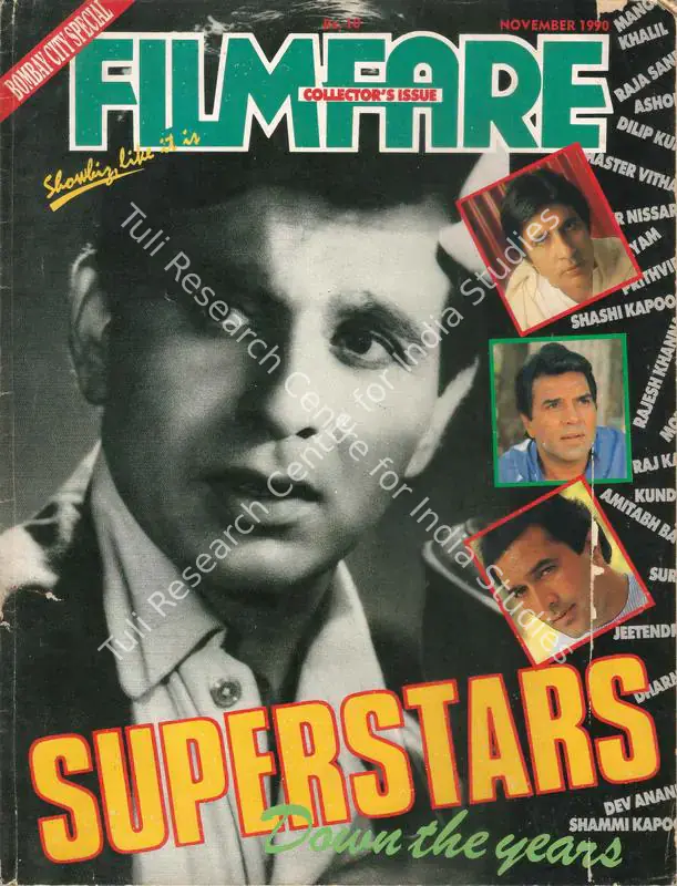 Ahmed, Rauf (Editor). Filmfare. 39(11). Bombay: Pritish Nandy, c/o The Times of India, 01 November 1990 | Magazine | CinemaEducation | 00794079
