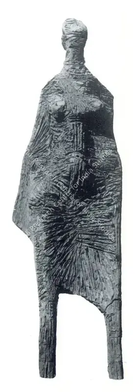 Kaneria, Raghav (Artist). Figure of a Woman. 1961 | Marg, December 1962 | Sculpture | FineArts | 00674897