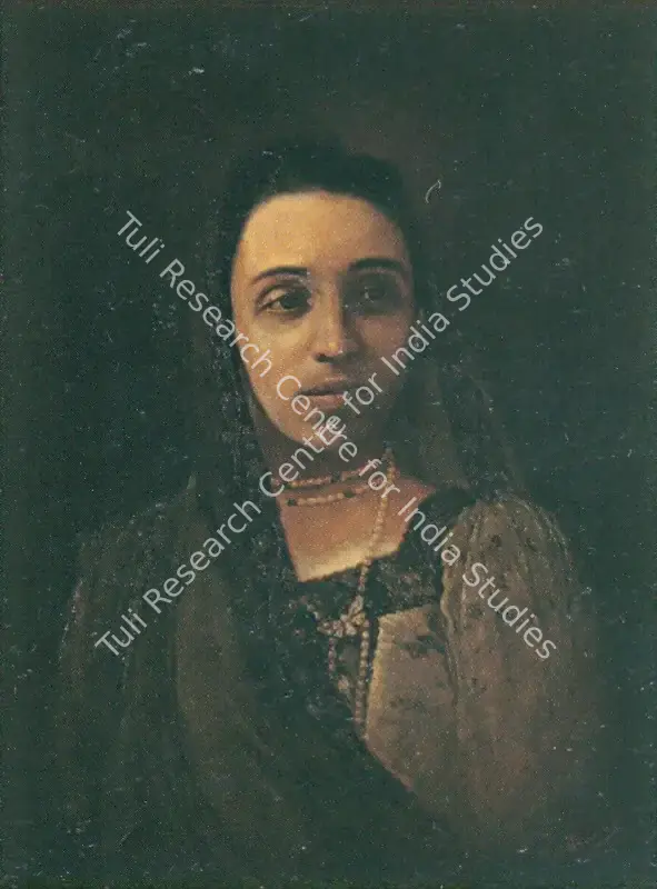 Bomanji, Pestonji (Artist). Portrait of a Parsee Lady. Oil on canvas, 1914 | Painting  | 00877668