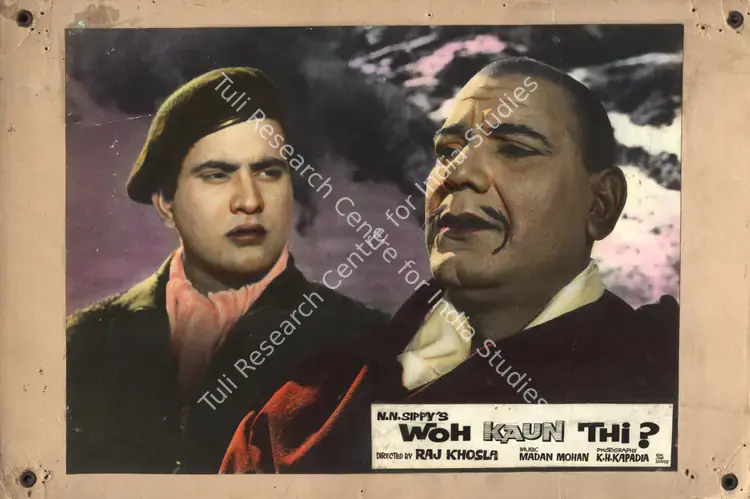 Kapadia, K.H. (Cinematographer), Woh Kaun Thi, 1964 | Photographic Still Mounted on Lobby Card | CinemaEducation | 00765770
