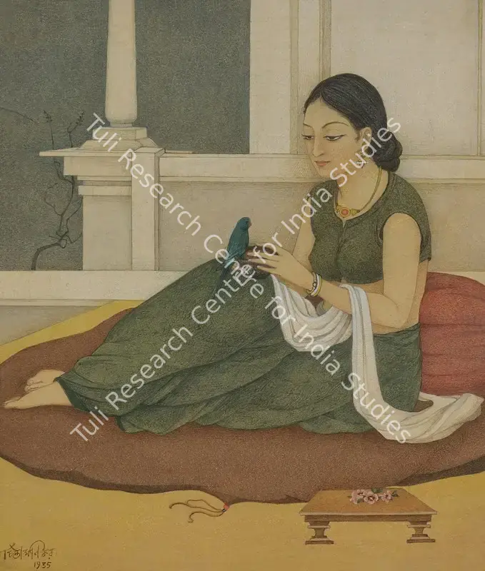 Kar, Chintamoni (Artist). Untitled. Watercolour and gouache on paper, 1935 | Painting | FineArts | 00363037