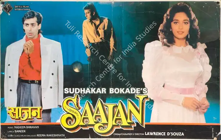 Bokade, Sudhakar (Producer), Saajan, 1991 | Lobby Card | CinemaEducation | 00788098