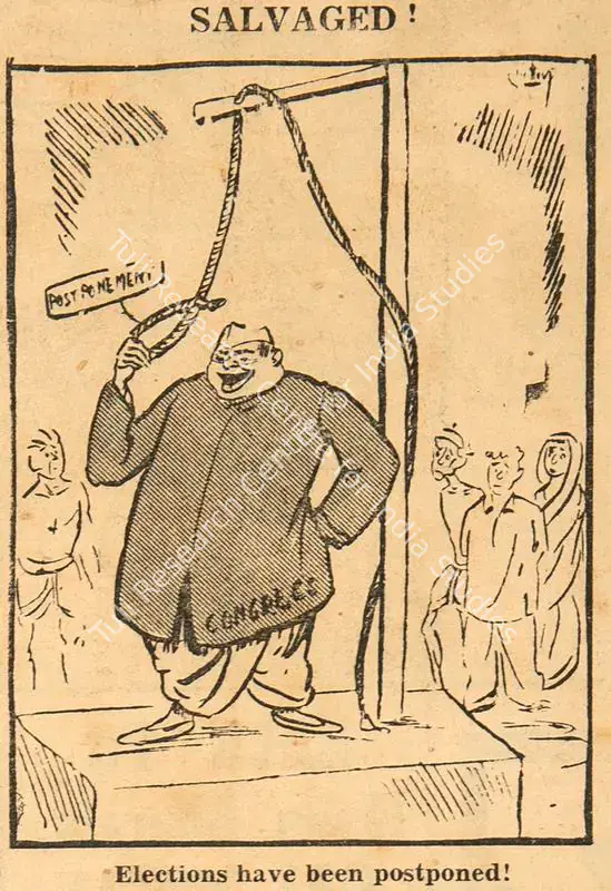Chatterjee, Basu (Cartoonist). Salvaged !. 1950 | Cartoons, Blitz, 25 November 1950 | PopCulture | 00794865