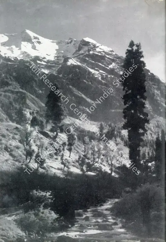 Wadia, D.R.D. (Photographer). The Snow Covered Mountains. n.d. | Contemporary Photograph, Marg, March 1955 | Photography | 00512980