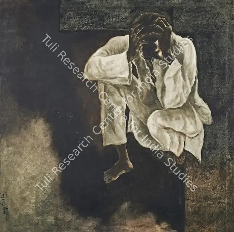 Arakkal, Yusuf (Artist). Untitled. Oil on canvas, 1991 | Painting | FineArts | 00354805
