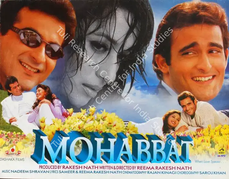 Nath, Rakesh (Producer), Mohabbat, 1997 | Song-Synopsis Booklet | CinemaEducation | 00779067
