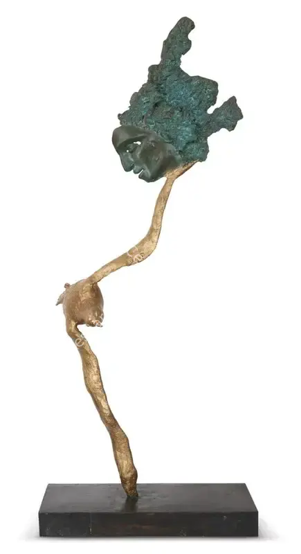 Nariman, K.R. (Artist). Fly High. Bronze & Wood, n.d. | Sculpture | FineArts | 00603874