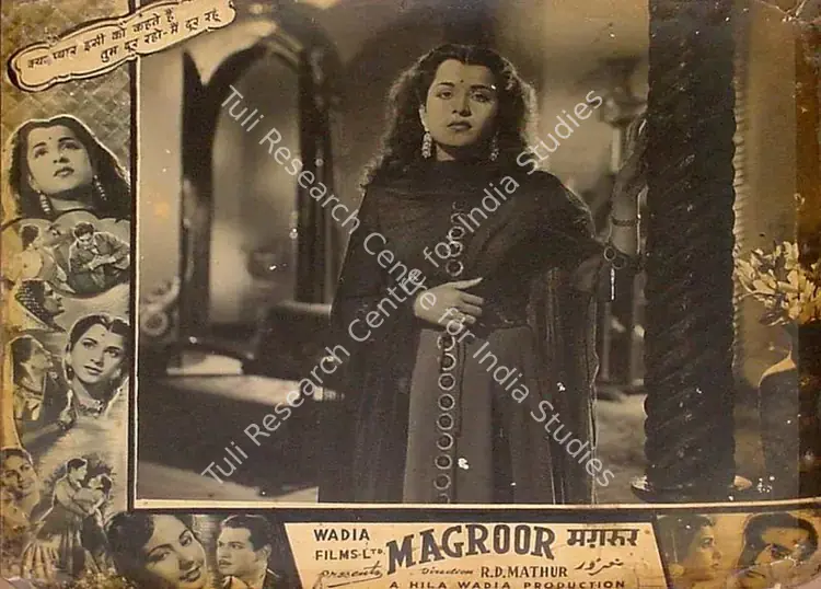 Mathur, R.D. (Cinematographer), Magroor, 1950 | Lobby Card | CinemaEducation | 00819721