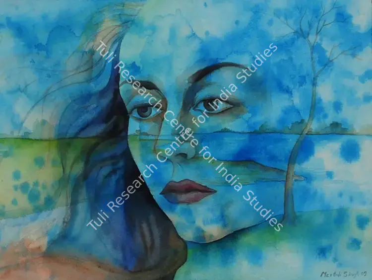 Singh, Meetali (Artist). Reflection. Watercolour on paper, 2009 | Painting | FineArts | 00647159