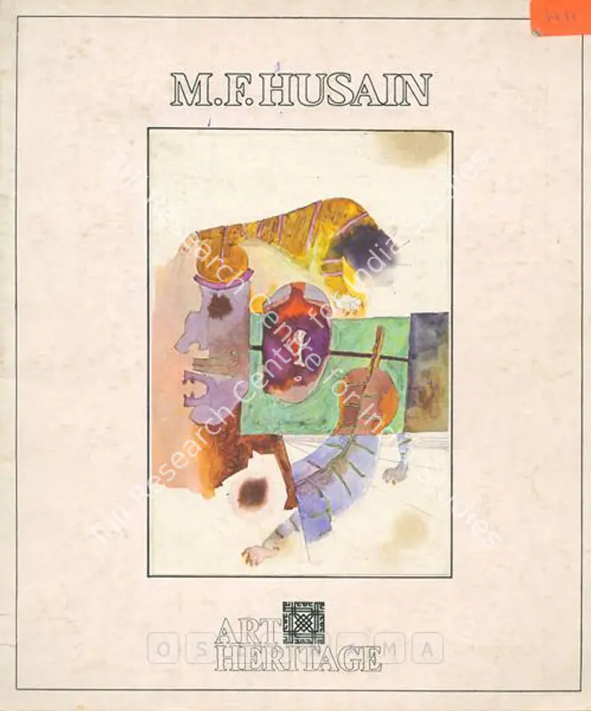 Husain, M.F. (Artist). M. F. Husain - The Modern Artist & Tradition. New Delhi: Art Heritage, 1978 | Solo Exhibition Catalogue  | 00875642