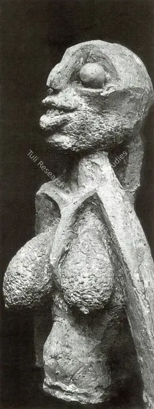 Baij, Ramkinkar (Artist). A Woman's Torso. Cement, 1943 | Marg, December 2022 - March 2023 | Sculpture | FineArts | 00675418