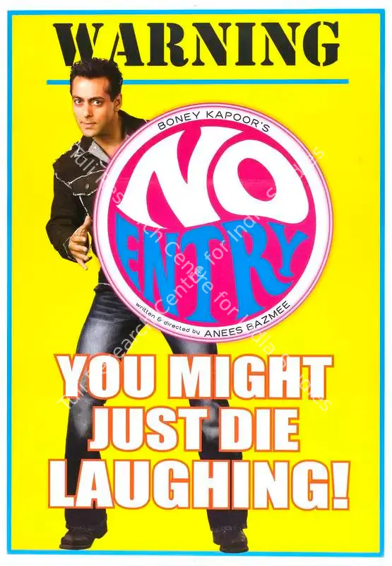 Kapoor, Surinder (Producer), No Entry, 2005 | Full Sheet Poster | CinemaEducation | 00769998