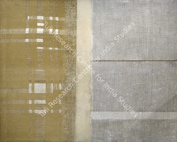 Nai, Manish Limbhachiya (Artist). Untitled (Abstract). Mixed media on canvas, 2002 | Painting | EconomicsArt | 00872329