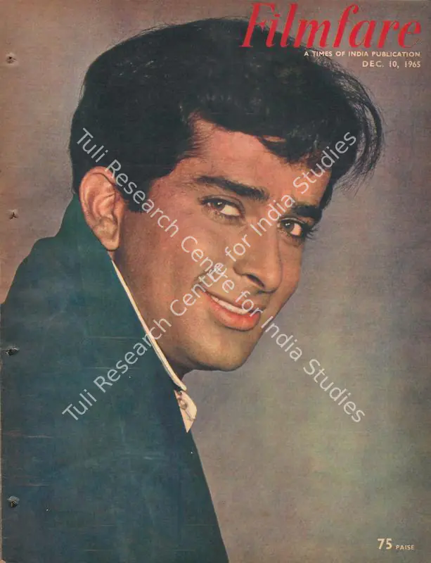 Karanjia, B.K. (Editor). Filmfare - The Fortnightly Film Magazine. 14(25). Bombay: Pyarelal Sah,  c/o The Times of India, 10 December 1965 | Magazine | CinemaEducation | 00793320