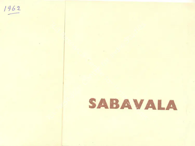 Sabavala, Jehangir (Artist). Jehangir Sabavala. New Delhi: All India Fine Arts and Crafts Society, 1962 | Solo Exhibition Invitation | FineArts | 00859586