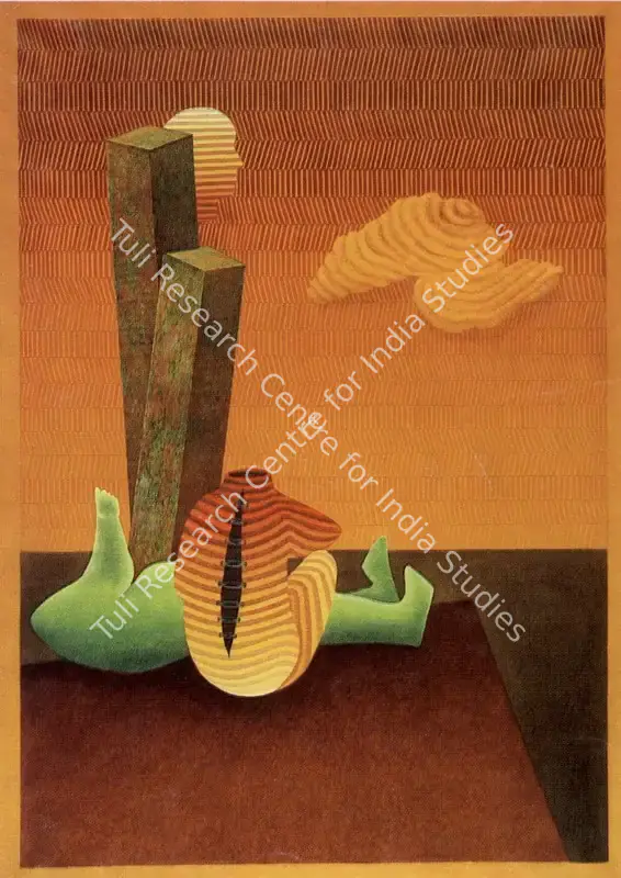 Tanwar, Viren (Artist). Gap-Again, Gap-Again. Oil on canvas, n.d. | Painting | FineArts | 00371765