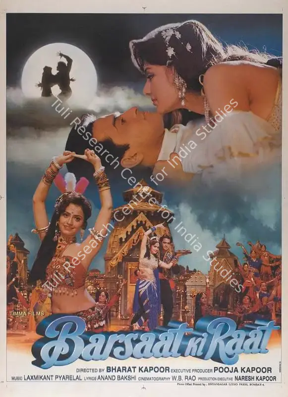 Kapoor, Pooja (Producer), Barsaat Ki Raat, 1998 | Full Sheet Poster | CinemaEducation | 00768420