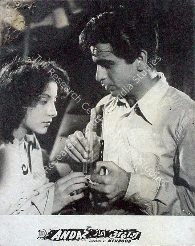 Irani, Faredoon A. (Cinematographer), Andaz, 1949 | Lobby Card | CinemaEducation | 00809196