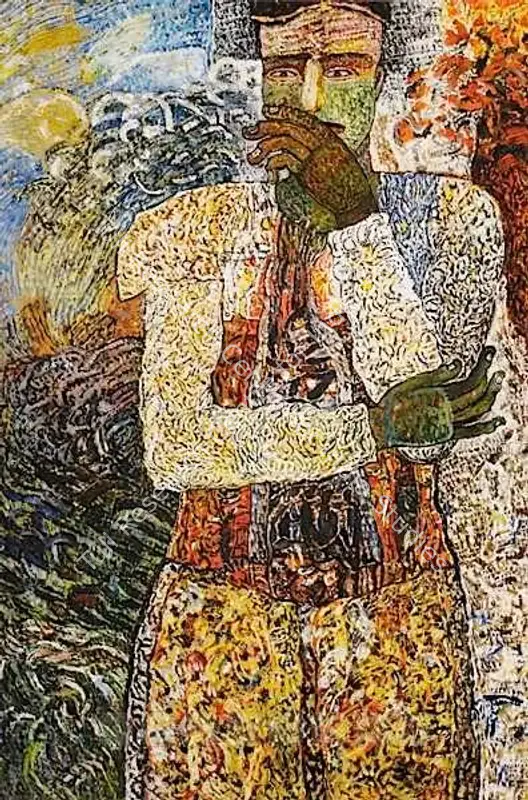 Chakravarty, Jayashree (Artist). Untitled. Oil on canvas, 1989 | Painting | FineArts | 00756264