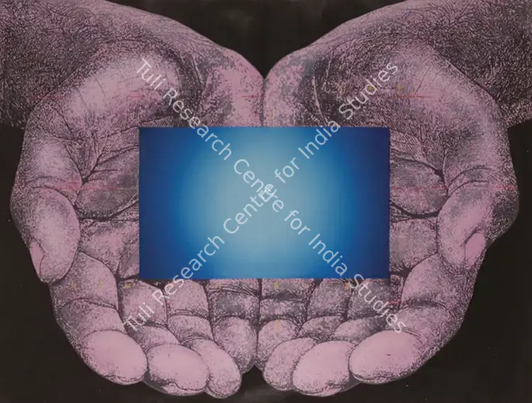 Sahu, Prasanta (Artist). A Handful of Sky. Acrylic on canvas, 2008 | Painting | FineArts | 00332543