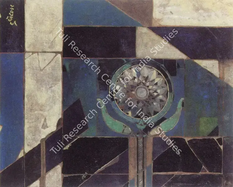Haloi, Ganesh (Artist). Untitled. Oil on canvas, 1991 | Painting  | 00876669