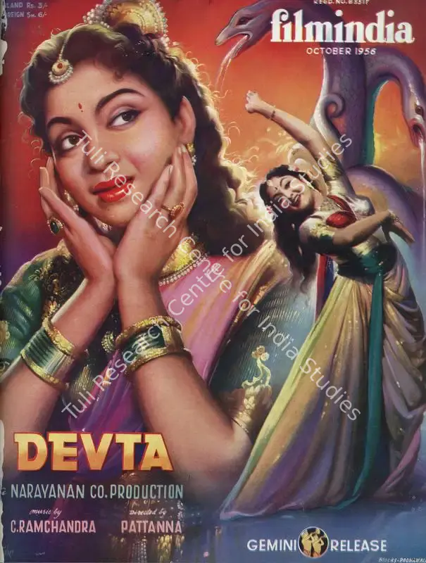 Patel, Baburao (Editor). Filmindia. 22(10). Bombay: Yusufali Nensey, October 1956 | Magazine | CinemaEducation | 00796663