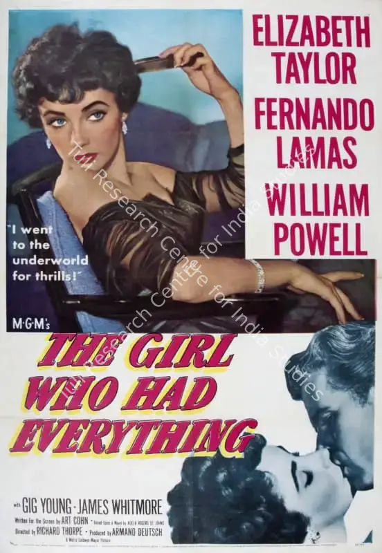 Deutsch, Armand (Producer), The Girl Who Had Everything, 1953 | Poster | CinemaEducation | 00789589
