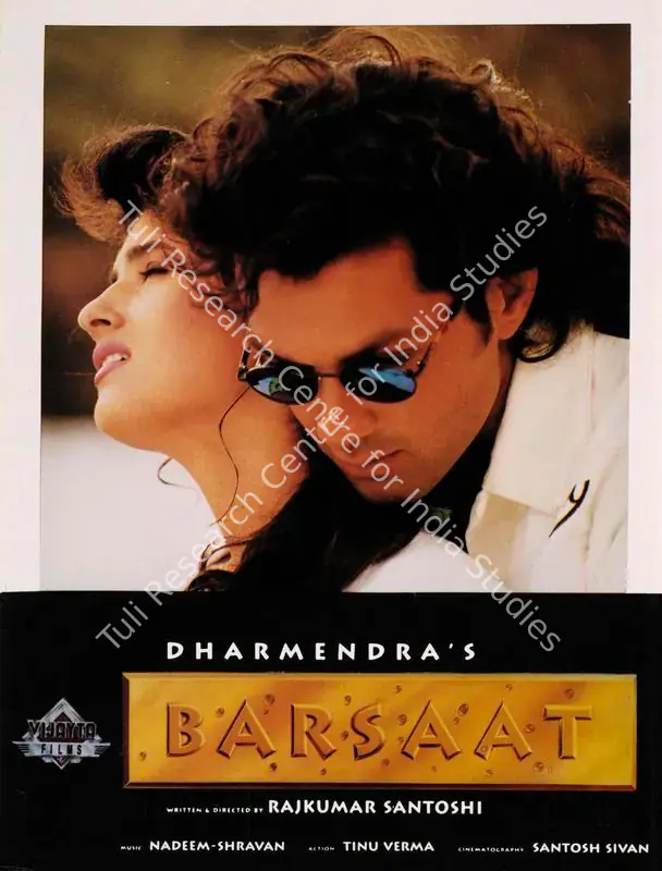 Dharmendra (Producer), Barsaat, 1995 | Song-Synopsis Booklet | CinemaEducation | 00863368