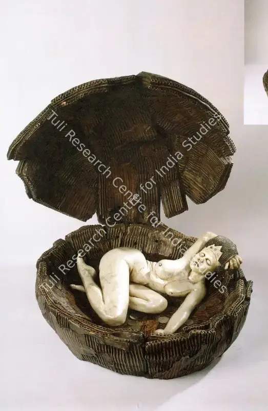 Ladi, Prithpal (Artist). Wishing Well. Fiberglass, paint, rope and stone, n.d. | Sculpture | FineArts | 00561159