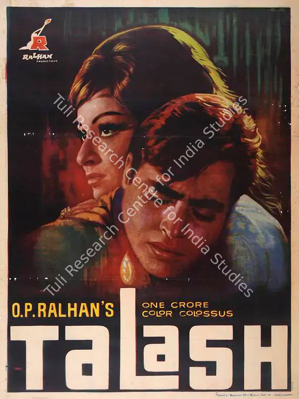 Ralhan, O.P. (Producer), Talash, 1969 | Full Sheet Poster | CinemaEducation | 00766314