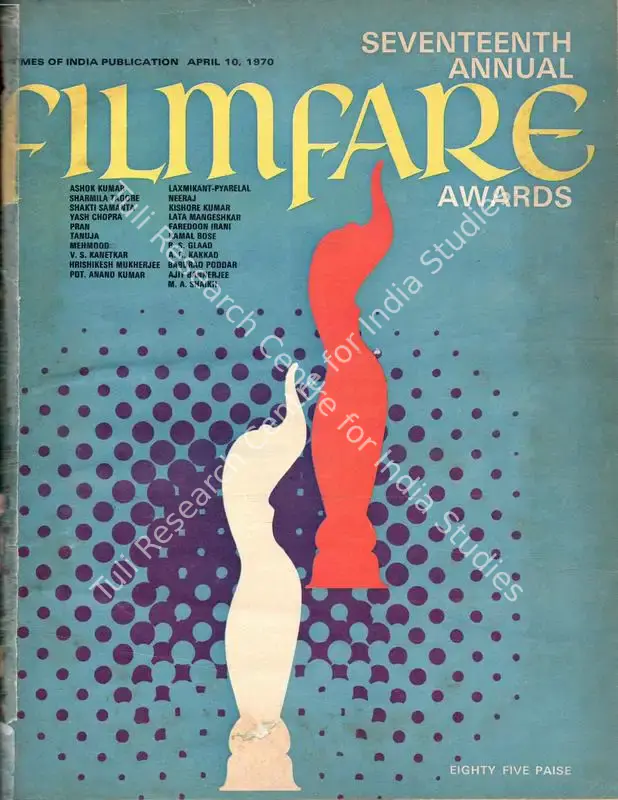 Karanjia, B.K. (Editor). Filmfare - The Fortnightly Film Magazine. 19(8). Bombay: Pyarelal Sah,  c/o The Times of India, 10 April 1970 | Magazine | CinemaEducation | 00793425