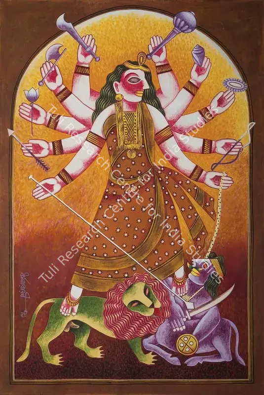 Dasgupta, Dharmanarayan (Artist). Untitled. Tempera on board, 1979 | Painting | FineArts | 00355980