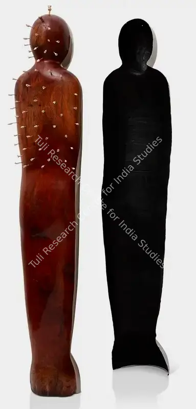 Samant, Sojwal (Artist). Mummy. Wood, paper, ceramic, metal, 1998 | Sculpture | FineArts | 00645817