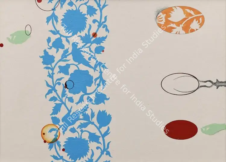 Qureshi, Nusra Latif (Artist). Operative Gestures II. Mixed media on board, 2007 | Painting  | 00868483