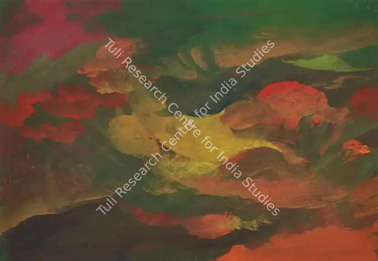 Solegaonkar, Govind Madhav (Artist). Untitled . Acrylic on paper, n.d. | Painting | FineArts | 00354538