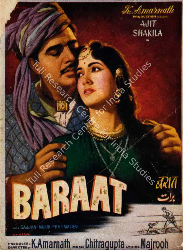Amarnath, K. (Producer), Baraat, 1960 | Song-Synopsis Booklet | CinemaEducation | 00863353