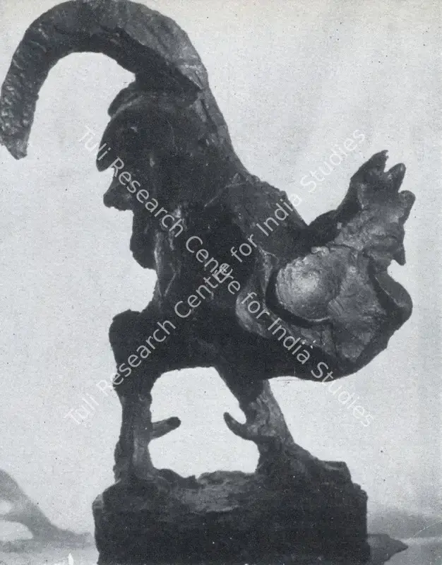 Kaneria, Raghav (Artist). Cock. 1958 | Marg, December 1962 | Sculpture | FineArts | 00674890