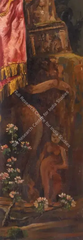 Bukhsh, Ustad Allah (Artist). Krishna. Oil on canvas, c.1930 | Painting | FineArts | 00756099