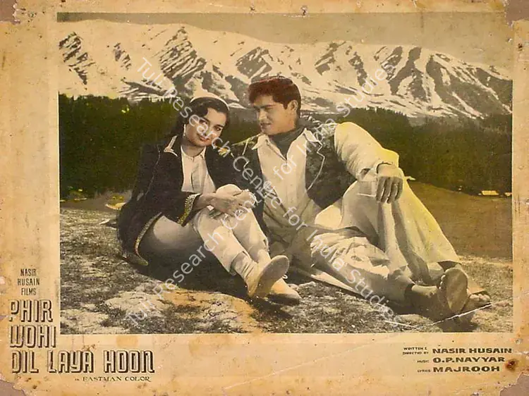 Husain, Nasir (Producer), Phir Wohi Dil Laya Hoon, 1963 | Lobby Card | CinemaEducation | 00825046