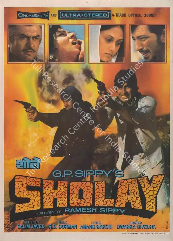 Sippy, G.P. (Producer), Sholay, 1975 | Full Sheet Poster | CinemaEducation | 00766717