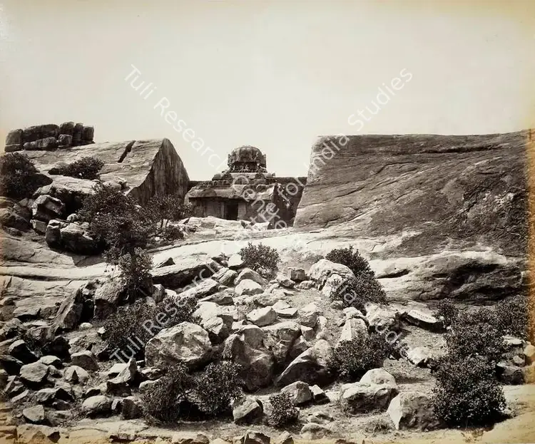 Lyon, Edmund David (Photographer), General View of Rocks & Monolith, Kaloogoomulla, n.d. | Antiquarian Photograph | Photography | 00115688