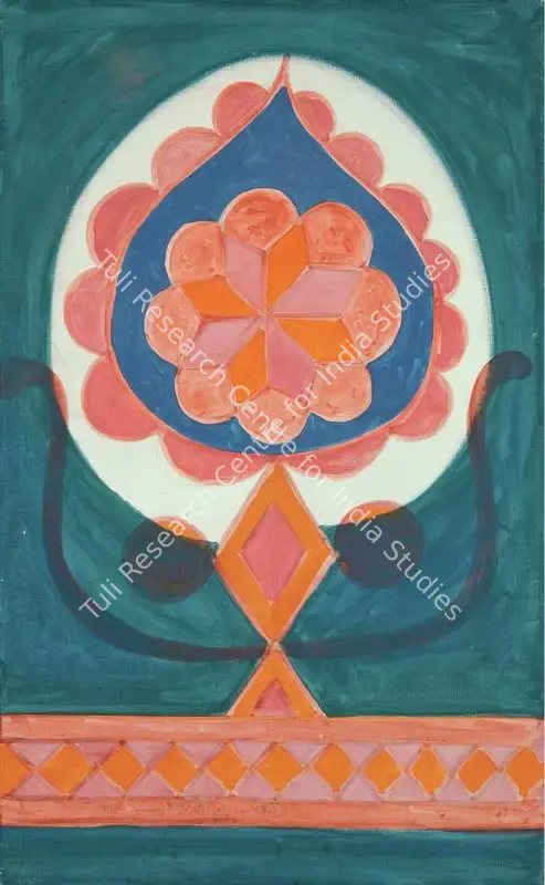 Mohanti, Prafulla (Artist). Untitled (Abstract). Oil on canvas, 1968 | Painting | EconomicsArt | 00869596