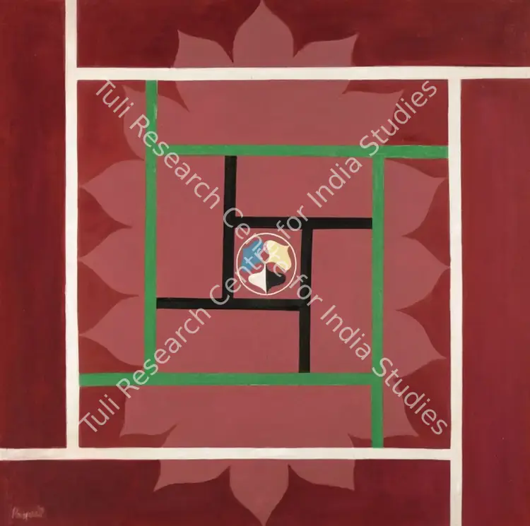 Haridasan, K.V. (Artist). Untitled. Oil on canvas, 1971 | Painting | FineArts | 00603674