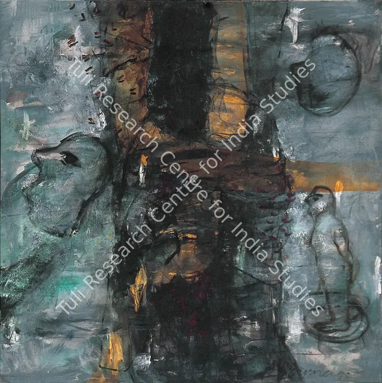 Iranna, G.R. (Artist). Collision. Oil on canvas, 1995 | Painting | FineArts | 00599108