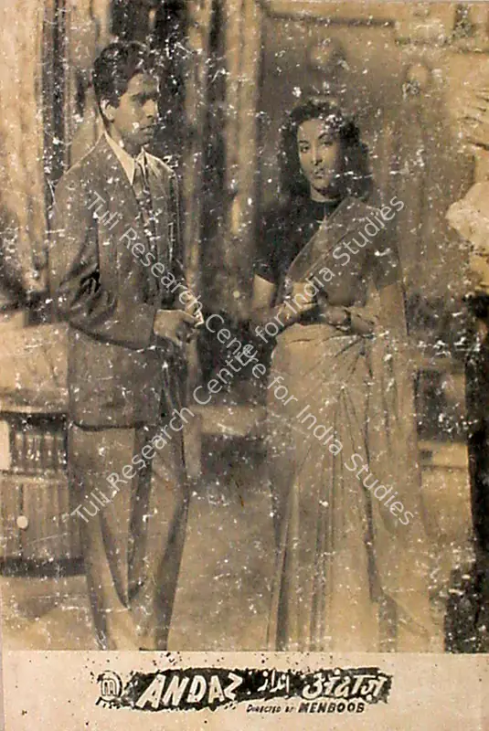 Irani, Faredoon A. (Cinematographer), Andaz, 1949 | Lobby Card | CinemaEducation | 00809280