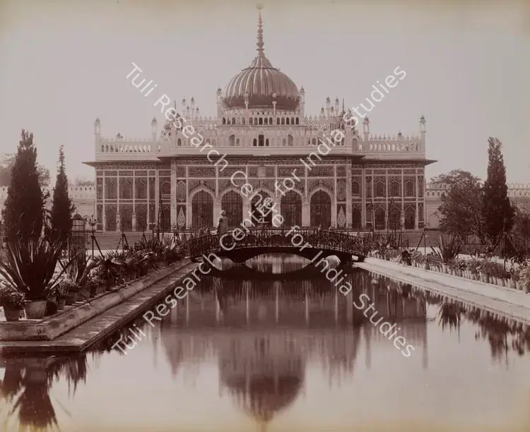 Bourne, Samuel (Photographer). The Hoseinabad Emambura. Lucknow - From the album 'India Ceylon and Egypt 1901-1902'. Albumen Print pasted on mount, c.1865-1866 | Antiquarian Photograph | Photography | 00115487