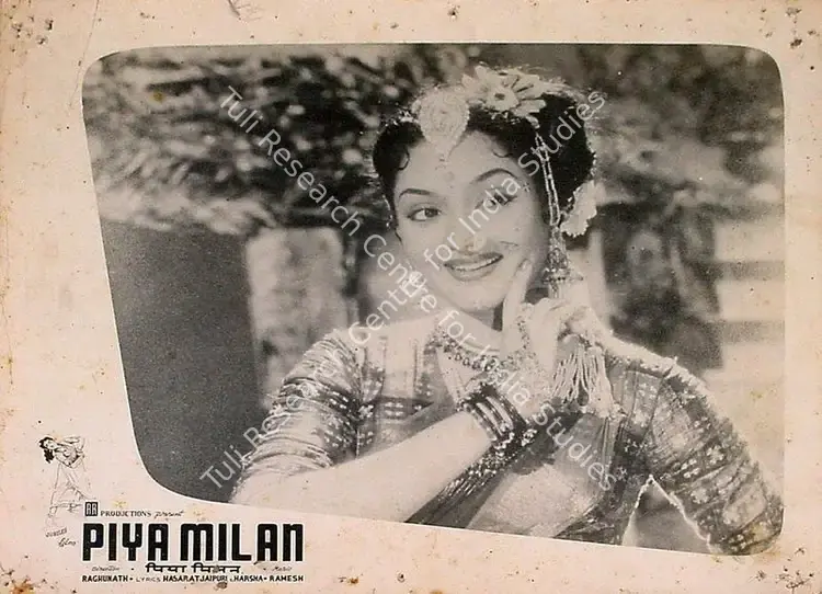 Raghunath (Director), Piya Milan, 1958 | Lobby Card | CinemaEducation | 00825163