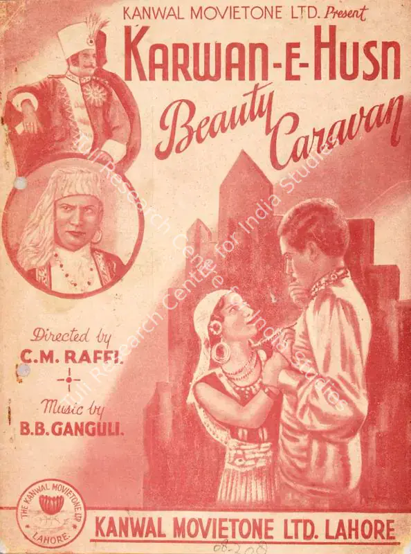 Raffi, C.M. (Director), Karwan E Husn, 1935 | Song-Synopsis Booklet | CinemaEducation | 00865365