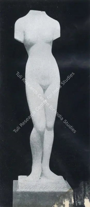 Kar, Chintamoni (Artist). Torso. Marble, 1944 | Marg, June 1954 | Sculpture | FineArts | 00674631