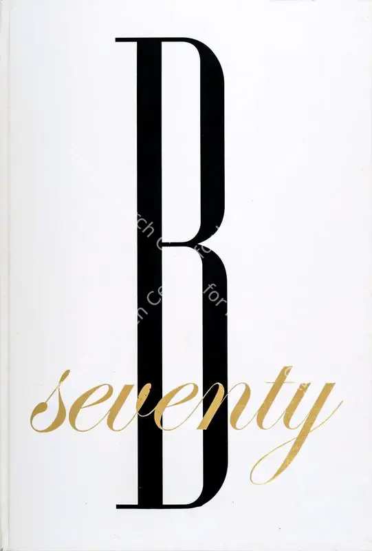 Mehta, Anupa (Editor). B Seventy - Seventy Artists One Inspiration. Mumbai: Saraswati Creations, 2012 | Edited Book | CinemaEducation | 00771209